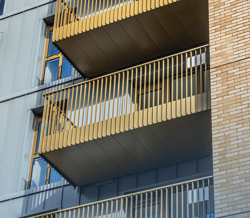 Modular Balconies Modular Balconies at Millwright Place